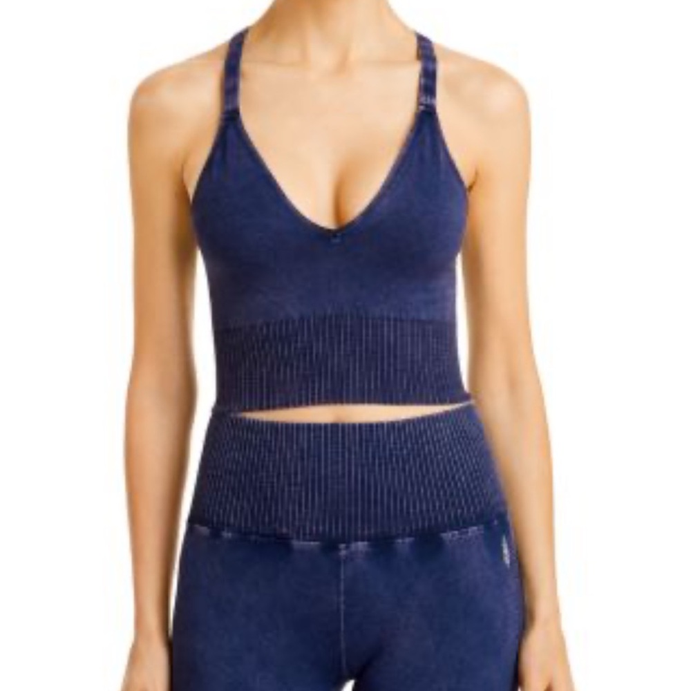 FP Movement Good Karma Crop Tank Navy